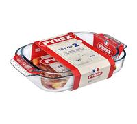 PYREX® Set de 2 Fuentes Horno Classic de Boro 39x27x8cm