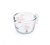 Pyrex Sweet & Savoury Jarra Medidora de Vidrio de Borosilicato, 1L, Resistente a Choques Térmicos hasta 240°C, Fabricada en Francia