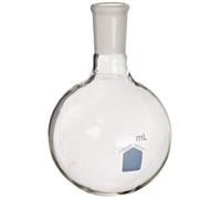 PYREX Vista 70320-500 - Frasco de hervir de cuello corto de 500 ml, parte inferior redonda, junta cónica estándar 24/40 (individual)
