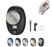 Pyrinov Shaver, Pyrinov Electric Razor,Berbiget Shaver, Hexotil Mini Shaver, Pocket Electric Mini Shaver USB Rechargeable, Ipx7 Waterproof Wet/Dry, For Men and Women (Black-b)