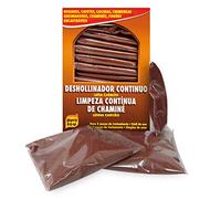 PYRO FEU 24628-12 Caja de 14 Unidades de Deshollinamiento Lítico para Limpieza y Mantenimiento Continua de Chimeneas, Marrón Teja, Talla Única