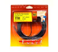 PYRO FEU Junta Plana refractaria Ø 15mm x 2,5m + Pegamento