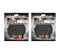 PYRO FEU Junta refractaria 4mm x 2,5 Metros + Tubo Pegamento (Paquete de 2)