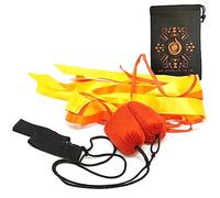 Pyro Pixies Elemental Ribbon Poi and Cascade Malabares - Juego de cinta de práctica para principiantes (fuego)