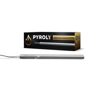 PYROLY Bujía para estufa de pellets compatible BESTOVE/EDILKAMIN/LA NORDICA EXTRAFLAME (155 mm - Ø9,9 mm - 300 W - lisa) Calidad superior con conectores
