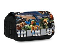 PyrrlicToy Juego de Bolsas de Lápices Italian Brain, Bolsas de Lápices de Dibujos Animados para Las Niñas Italian Brain,Los Niños de Anime Juego de Lápice