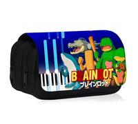 PyrrlicToy Juego de Bolsas de Lápices Italian Brain, Bolsas de Lápices de Dibujos Animados para Las Niñas Italian Brain,Los Niños de Anime Juego de Lápice