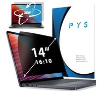PYS 360° Blickschutzfolie Laptop 14 Zoll 16:10 selbstklebend Anti Blaulicht Blendfrei Sichtschutz Folie Kompatibel mit Lenovo SGIN HP Dell Acer Samsung Asus Toshiba