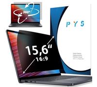 PYS 360° Blickschutzfolie Laptop 15,6 Zoll 16:9 selbstklebend Anti Blaulicht Blendfrei Sichtschutz Folie Kompatibel mit Lenovo SGIN HP Dell Acer Samsung Asus Toshiba