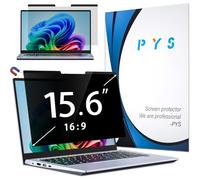 PYS Filtro magnético de privacidad para laptop de 15.6 pulgadas 16:9, escudo de privacidad para monitor de computadora, filtro de luz azul antirreflejos, pantalla de privacidad extraíble para Lenovo,