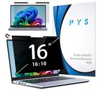 PYS Pantalla magnética de privacidad para laptop de 16 pulgadas, relación 16:10, escudo de privacidad para monitor de computadora, filtro de luz azul antirreflejo, protector de pantalla de privacidad