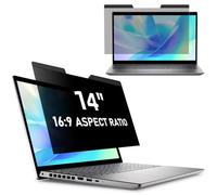 PYS Protector de privacidad magnético para portátil de 14 pulgadas, antiespía, luz azul, antirreflejos, 16:9, filtro de privacidad extraíble, compatible con Lenovo SGIN HP Dell Acer Samsung Asus