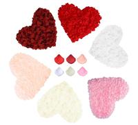 PYSEOSISE Pétalos de Rosa Artificiales, 3000 Piezas Pétalos de Flores, 6 Colores Flores Artificiales Decoracion para Boda Día De San Valentín Aniversario Confesión Propuesta