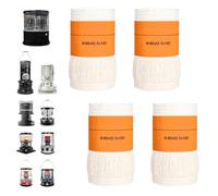 PYserne 4 mechas para estufa de petróleo, mechas para calefacción de queroseno para interiores, mechas de repuesto para calefacción de petróleo para camping (95 x T2,5 x 180 mm)