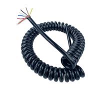PYSyansu Cable blindado en espiral de resorte, 0,15/0,2/0,3/0,5 mm cuadrados, cable de alimentación retráctil for uso doméstico e industrial, 1 Uds.(4Cores STRETCH 10meter 0.15sqmm)