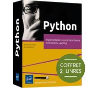 Python: Coffret en 2 volumes : Implémentation pour la Data Science et le Machine Learning