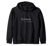 Python Imprimir Codificador Codificación PC IT Web Regalo Sudadera con Capucha