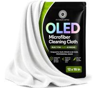 Python Premium OLED Microfiber Cloth 12x16in - Scratch-Free Optical Lens & Glasses Cleaner, Screen Cleaning for Computers, TVs, Apple Devices, Zeiss Lenses, Luxury Watches & Expensive Optics