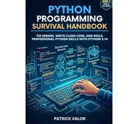 Python Programming Survival Handbook: Fix Errors, Write Clean Code, and Build Professional Python Skills with Python 3.14 (Modern Python Development Mastery Series)