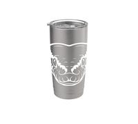 Python Regius Royal Snake Minimalista Vaso térmico de acero inoxidable de doble pared