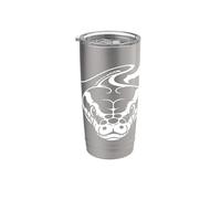 Python Regius Royal Snake Minimalista Vaso térmico de acero inoxidable de doble pared