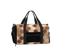Python Scale Geo - Bolsa de viaje impermeable con compartimento para zapatos, gimnasio, fin de semana para hombres y mujeres, bolsa de viaje impermeable con bolsillo húmedo para zapatos sucios