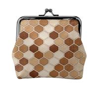 Python Scale Geo - Monedero de cuero para mujer, pequeño monedero con cierre de beso, mini tarjetero para llaves, lápiz labial, bonito bolso de cambio para viajes