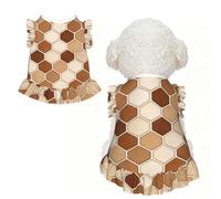Python Scale Geo XL - Ropa para mascotas para perros pequeños, bonito traje de verano para cachorros, ropa suave y transpirable para mascotas para gatos