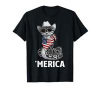 Python Snake Bandera Americana Bandana Sombrero Cowboy Gafas de Sol Camiseta