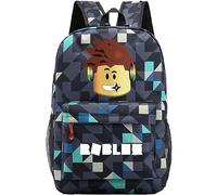 PYTRARTY Mochila Robllox, Mochila escolar Rob-lox, Robllox school bag de gran capacidad, mochilas escolar Rob-lox, mochilas anime