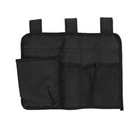 PYUDKLSMN Bolsa de Almacenamiento para Colgar Junto a la Cama, múltiples Bolsillos, Organizador de Almacenamiento Lateral para Silla con Anillos Reforzados, Bolsa para apoyabrazos de Silla