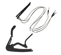 Pyugxab 1 cejilla de cambio rápido con una mano para guitarra y 3 pastillas de puente piezoeléctrico debajo del sillín