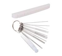 Pyugxab 1 juego de ranura para tuercas de guitarra y 1 tuerca de hueso de 42 mm para guitarra eléctrica