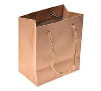 Pyugxab 10 pzs Bolso de Fiesta Regalo Papel Bolsas Portador de Alimentos - Marron