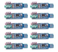 Pyugxab 10 tarjetas de sonido USB con controlador libre cm108 USB tarjeta de sonido chip azul