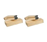 Pyugxab 100 bolsas pequeñas de papel de estraza para regalo, resistentes al agua, envoltura de regalos, perfume, 10,5 cm x 5 cm x 2 cm