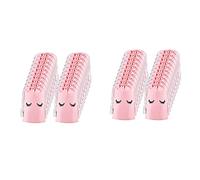 Pyugxab 100 Piezas Bolsas de Cuidado Posterior de Pestañas Bolsas de Maquillaje de Plástico de Maquillaje Cosmético Viaje con Cordón Rosa,L