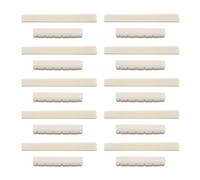 Pyugxab 10X Juego de Tuercas de Sillin Ranurado de Hueso de Guitarra Clasica