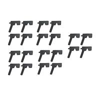 Pyugxab 10X Ocular Oclusor Oftálmico Profesional Lorgnette 17 Estenopeico de Plástico Negro para Prueba de Visión