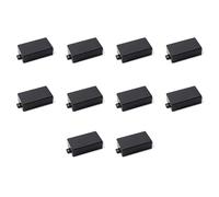 Pyugxab 10X Plastic Cubierta de Sellada Humbucker en Forma de Partes de Guitarra SQ Pickup (Negro)