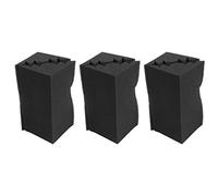 Pyugxab 12 paneles acústicos de espuma de absorción de sonido para estudio, 12 x 12 x 24 cm