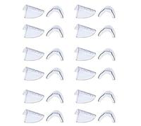 Pyugxab 12 Pares de Protectores Laterales para Anteojos, Protectores Laterales Transparentes para Anteojos de Seguridad
