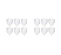 Pyugxab 12 Piezas Bandanas para Mascotas en para SublimacióN Transferencia de Lavable DIY TriáNgulo Bufanda para Perro Baberos PañUelo para Perros Gatos