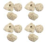 Pyugxab 12 Piezas Flotantes Rocas Reales Acuario Planta de Agua Pecera Modelos de Paisaje AcuáTico: S DiáMetro 4-5 cm 3 Piezas