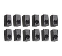 Pyugxab 12 piezas guitarra trémolo bridge abrazadera de sillín a presión bloque de metal para guitarra eléctrica piezas accesorios