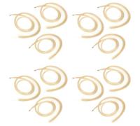 Pyugxab 12 Piezas Hank 31-31.5 Pulgadas Pelo De Caballo Mongol Para Violin, Viola, Violonchelo, Bajo, Como Se Muestra