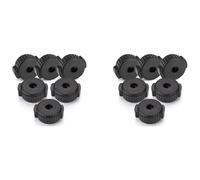 Pyugxab 12 Tuercas de Platillo de Plástico, Tuerca de Platillo de Ajuste Rápido para Kit de Batería de Percusión, Piezas de Repuesto de Percusión