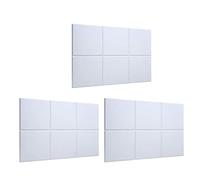 Pyugxab 18PCS Panel de AbsorcióN AcúStica 12Pulgadax 12Pulgadax 0.4PulgadaAcolchado una Prueba de Sonido para Aislamiento de Graves de Eco para AcúStica