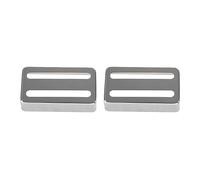 Pyugxab 2 accesorios de cubierta para pickup de guitarra, 1 unidad, línea de guitarra duradera, cubierta de humbucker para piezas de guitarra eléctrica, plata