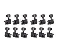 Pyugxab 2 clavijas de afinación de guitarra, cabezales de afinación, llaves de afinación semicerradas, accesorios de guitarra